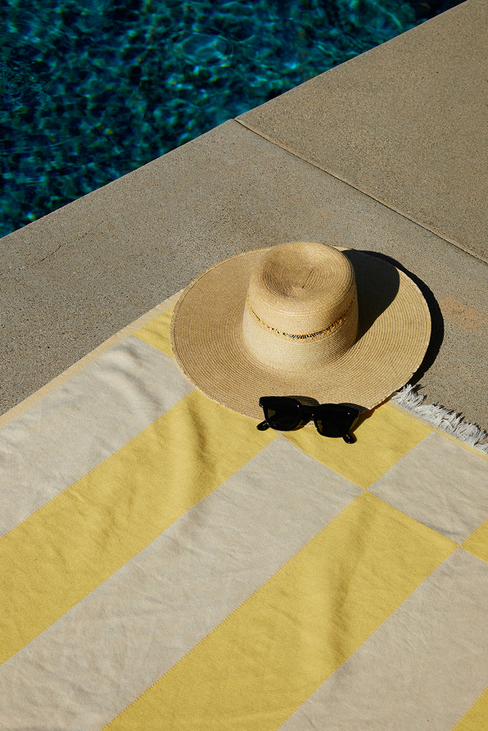 Turkish towel by the pool
